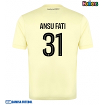 Camisa de Futebol AS Monaco Ansu Fati #31 Equipamento Alternativo 2025-26 Manga Curta